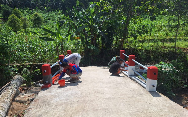 Read more about the article Jembatan Dicat, Pengerjaan TPJ 7 Dipastikan Tuntas