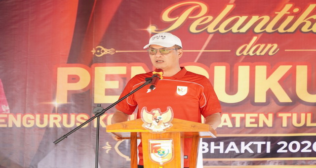 Read more about the article Bupati Tubaba Hadiri Pelantikan Pengurus KONI 2025–2029
