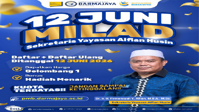 Read more about the article Milad Jumat Berkah, Hadiah dan Bonus Menanti Calon Mahasiswa IIB Darmajaya