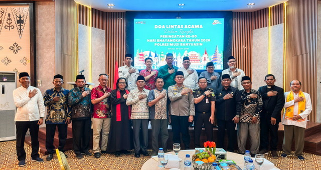 Read more about the article Pemkab Muba Apresiasi Polres Gelar Doa Lintas Agama, Perkuat Keamanan Daerah