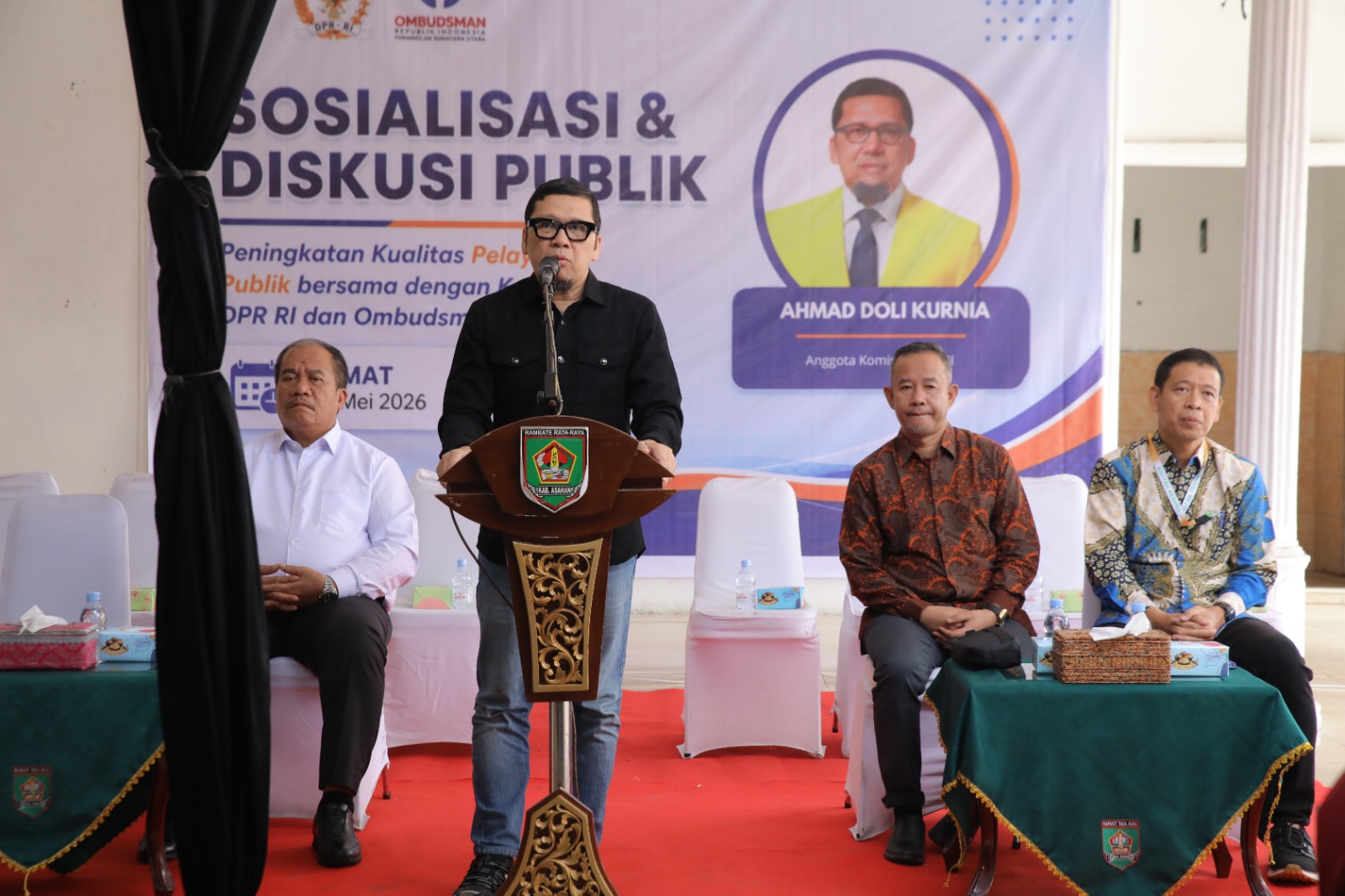 You are currently viewing Kolaborasi DPR RI, Ombudsman dan Pemkab Asahan Perkuat Transformasi Pelayanan Publik