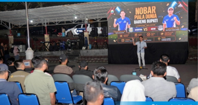 Read more about the article Berkah dari Nobar Piala Dunia, Bupati Egi Sebut Gema HELAU Gerakkan Ekonomi Rakyat