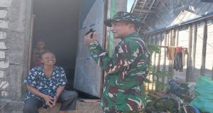 Read more about the article Refelksikan Semangat Kemanunggalan TNI-Rakyat, Satgas TMMD 129 Bojonegoro Sambangi Warga Penerima Manfaat Program