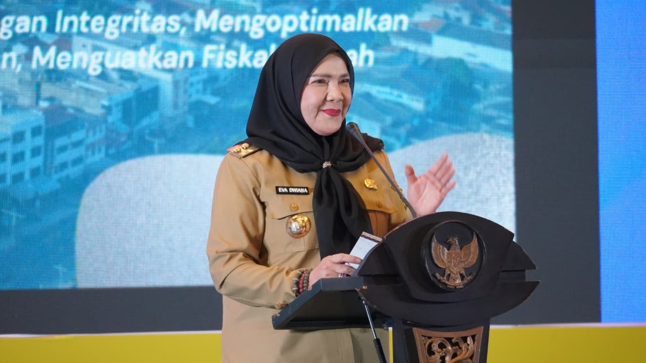 Read more about the article Rakornas Samsat 2026, Bunda Eva Dorong Inovasi Layanan Pajak dan Promosikan Bandar Lampung