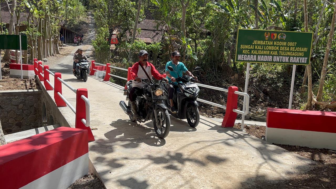 Read more about the article Jembatan Garuda di Desa Rejosari Kini Jadi Akses Andalan Warga, Permudah Sekolah hingga Angkut Hasil Panen