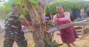 Read more about the article Kopi Tulus Ibu Muji: Bukti Kemanunggalan TNI-Rakyat di TMMD 129 Bojonegoro