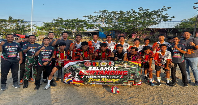 Read more about the article Smash Hangat Turnamen Voli TMMD 129 Bojonegoro Rajut Kebersamaan Warga Kesongo
