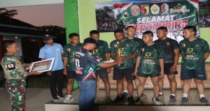 Read more about the article Lewat Smash Kebersamaan: TMMD 129 Bojonegoro Pererat Kemunggalan TNI-Mahasiswa dan Warga Kesongo