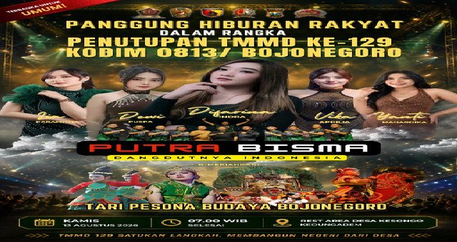 Read more about the article Pesta Rakyat di Kesongo! Penutupan TMMD 129 Bojonegoro Siap Digelar Meriah Bersama Difarina Indra dan Orkes Putra Bisma