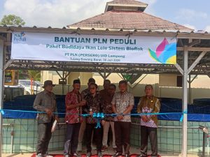 Read more about the article WABUP TUBABA RESMIKAN KOLAM BUDIDAYA LELE SISTEM BIOFLOK BANTUAN CSR PLN PEDULI
