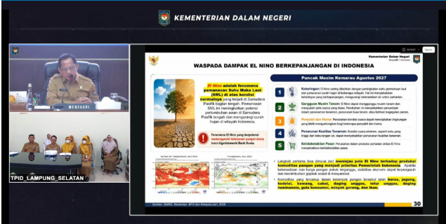 You are currently viewing Pemkab Lampung Selatan Tingkatkan Kewaspadaan Hadapi Potensi El Nino 2026-2027