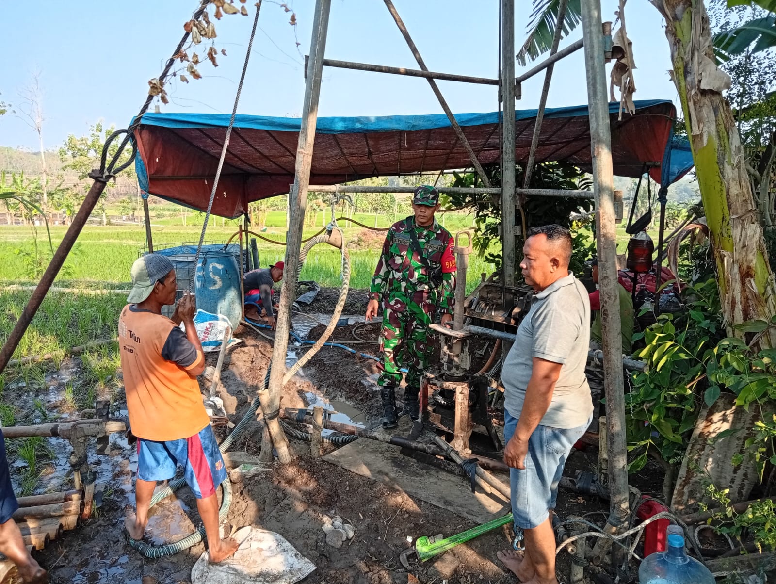 Read more about the article Irigasi Dibangun, Harapan Petani Joho untuk Hasil Panen yang Lebih Baik