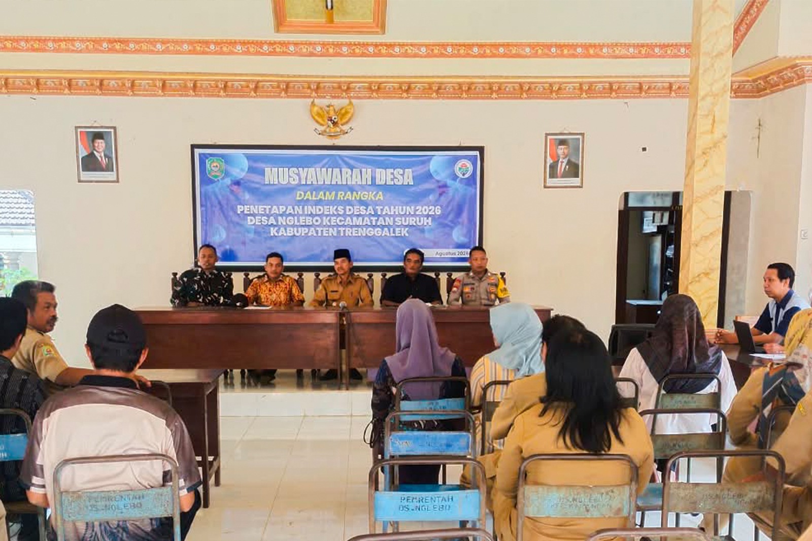 Read more about the article Babinsa Nglebo Dukung Musdes Pendataan Indeks Desa