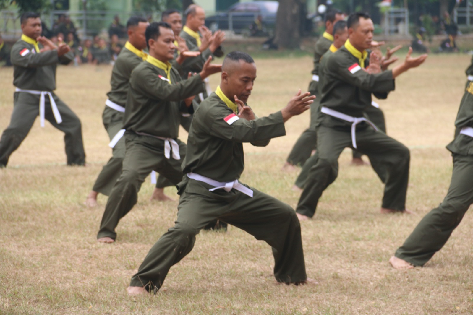 Read more about the article Dari Lapangan Gajah Mada, Prajurit Kodim Madiun Ikuti UKT PSM