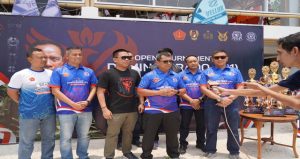 Read more about the article Danrem 043/Gatam Hadiri Open Tournament Domino Piala Panglima TNI