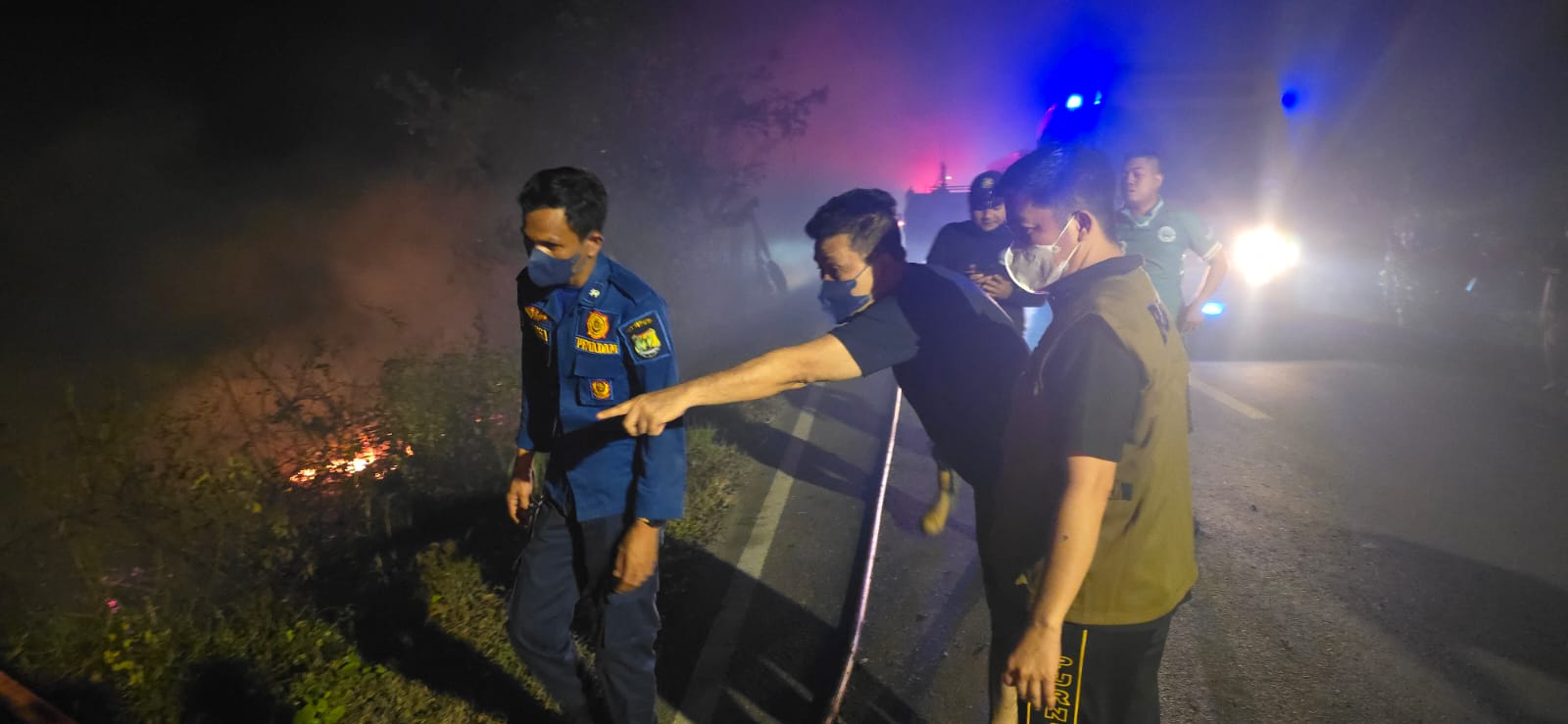 Read more about the article Sekda Muba Turun Langsung Padamkan Karhutbunlah
