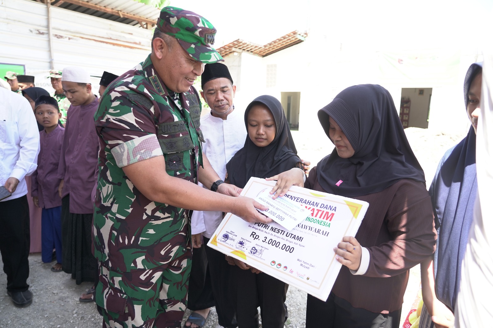 Read more about the article Peduli Disabilitas dan ABK, Korem 081/DSJ Renovasi Panti Asuhan Ngawi Al Munawwarah