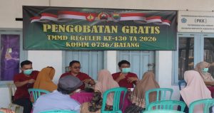 Read more about the article TMMD Reguler ke-130 Kodim 0736/Batang Hadirkan Pengobatan Gratis bagi Masyarakat