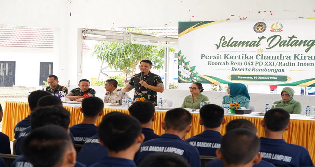 Read more about the article Danrem 043/Gatam Motivasi Anak Binaan LPKA: Masa Lalu Bukan Penghalang Meraih Masa Depan