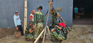 Read more about the article Dukung Program Manunggal Air Bersih, Satgas TMMD Reguler ke-130 Mulai Menyasar Kerjakan Sumur Bor di Desa Sembung