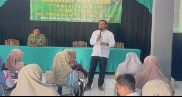 Read more about the article Dinas Sosial Berikan Penyuluhan Perlindungan Anak Dalam Kegiatan Nonfisik TMMD Reguler ke-130