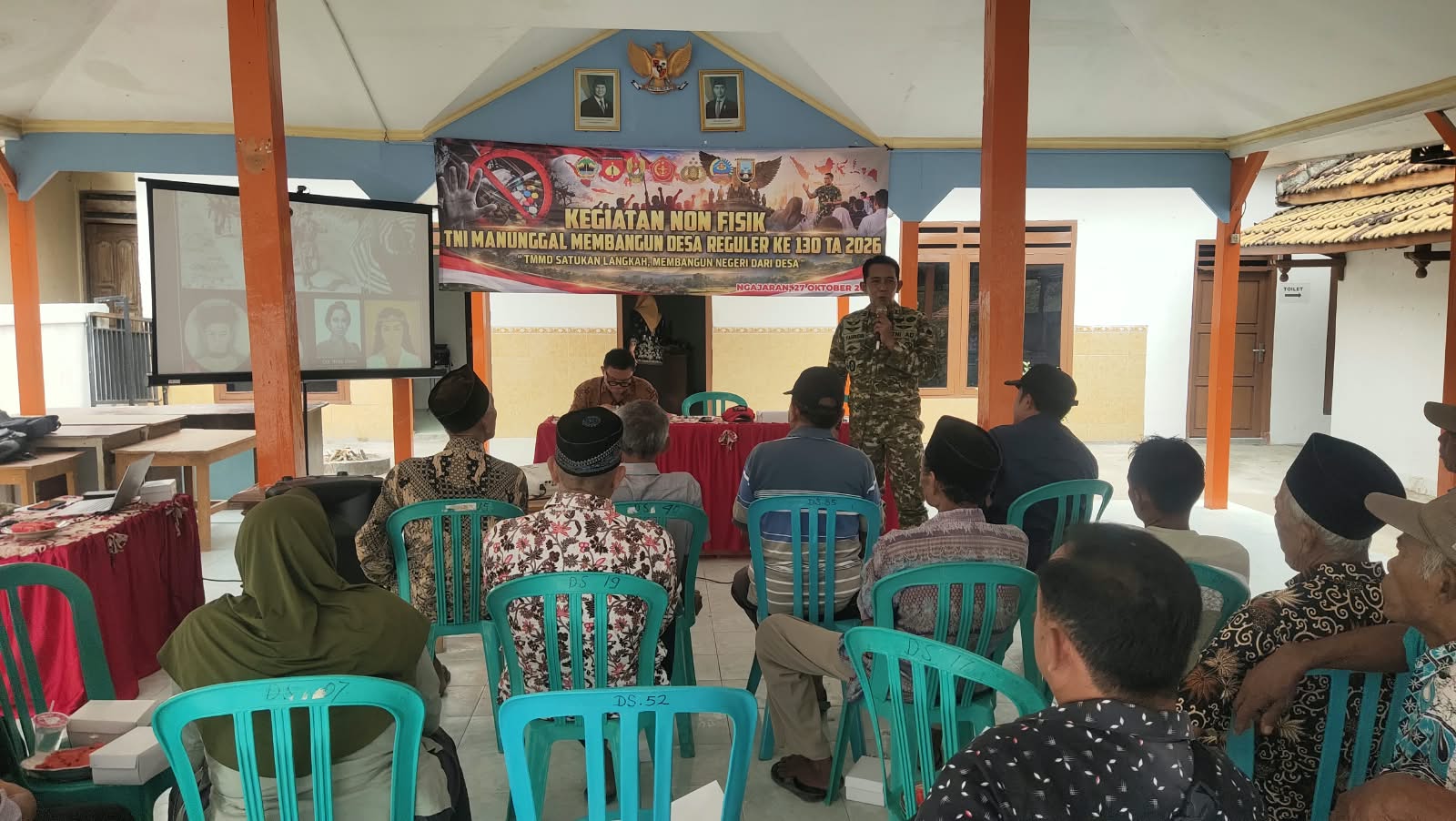 You are currently viewing Kapten Arh Fahrudin Berikan Materi Wawasan Kebangsaan dalam TMMD Reguler ke-130