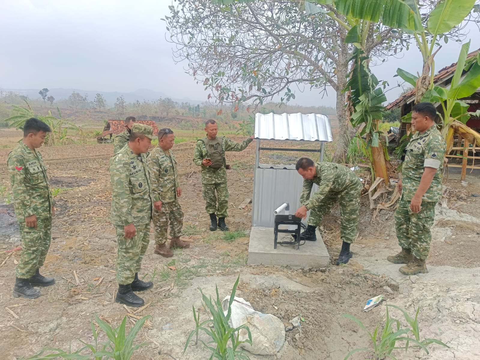 You are currently viewing Letda Inf Ahsanudin Tinjau Kesiapan Sumur Bor TMMD Reguler ke-130 di Ngajaran