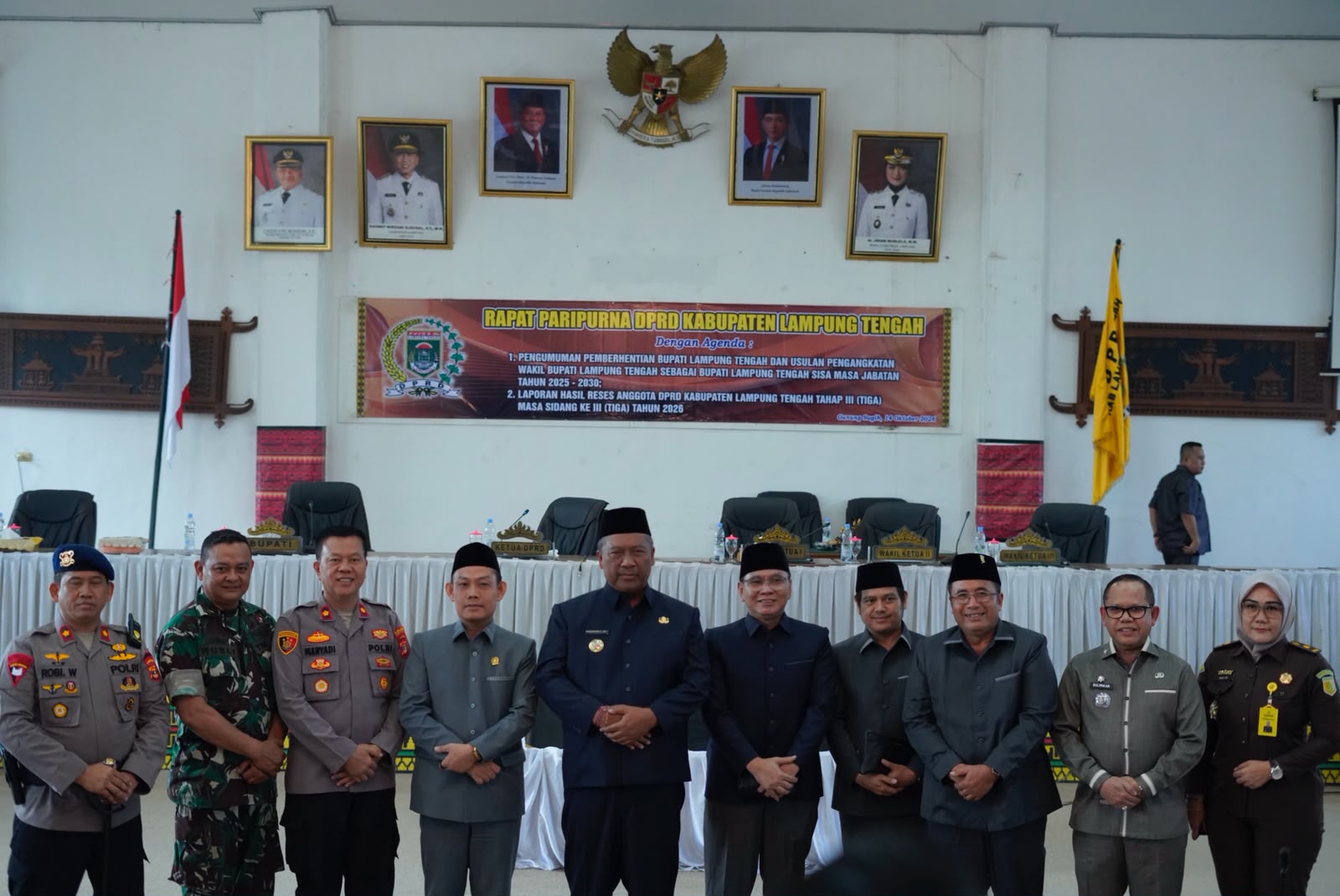 You are currently viewing 44 Anggota DPRD Lampung Tengah Menghantarkan I Komang Koheri Menjadi Bupati Lampung Tengah